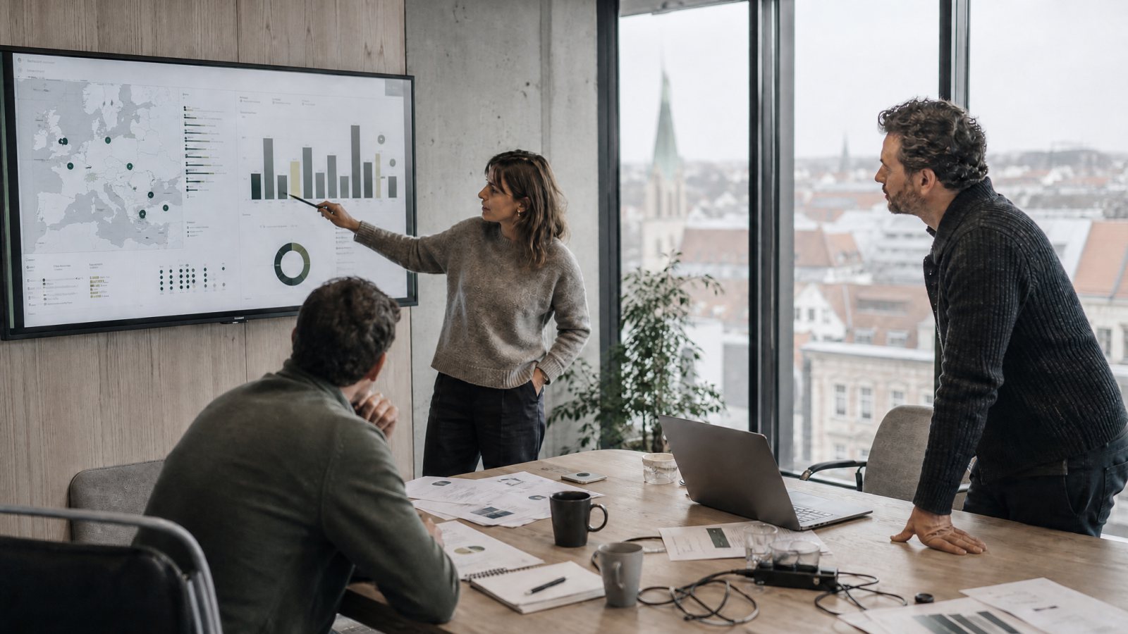 Optiveum consultants positioning tech hub setup alongside recruitment and outsourcing services
